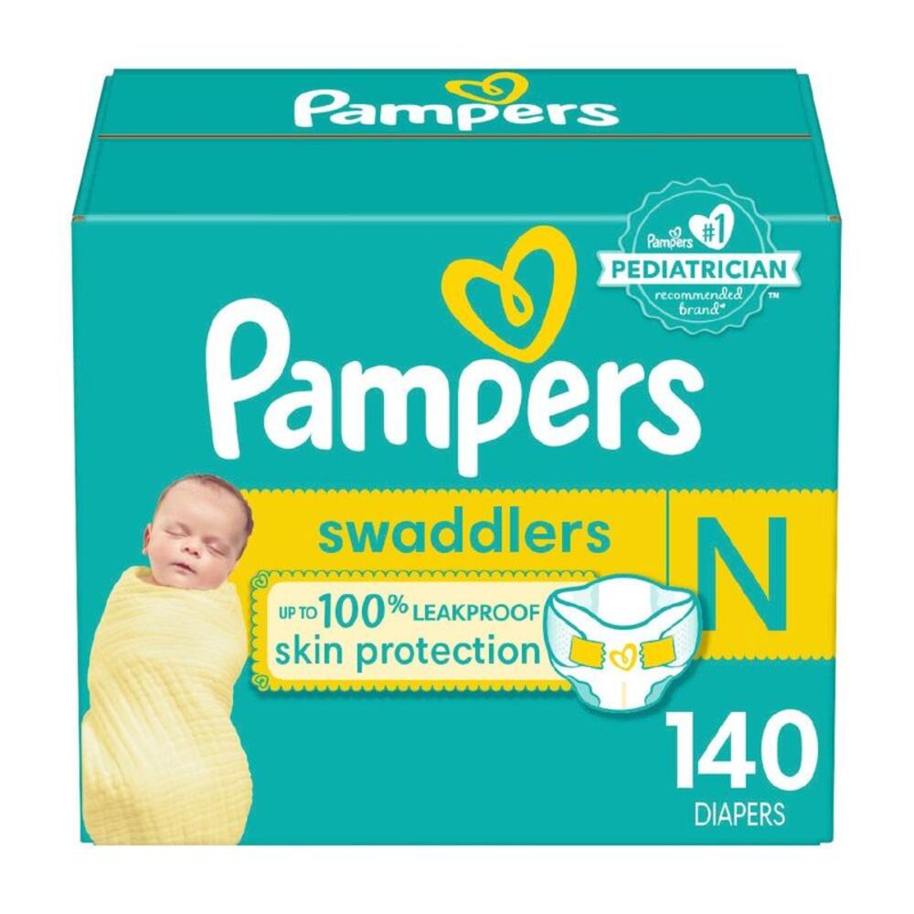 Pampers -  Swaddlers Diapers Enormous Pack - Size 0 - White
